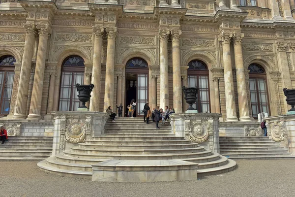 Istanbul Turquia 2018 Dolmabahce Palace Istambul Turquia Palácio Foi Construído — Fotografia de Stock