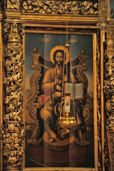 Росія Псков 000 Інтер Ікони Святої Трійці — стокове фото