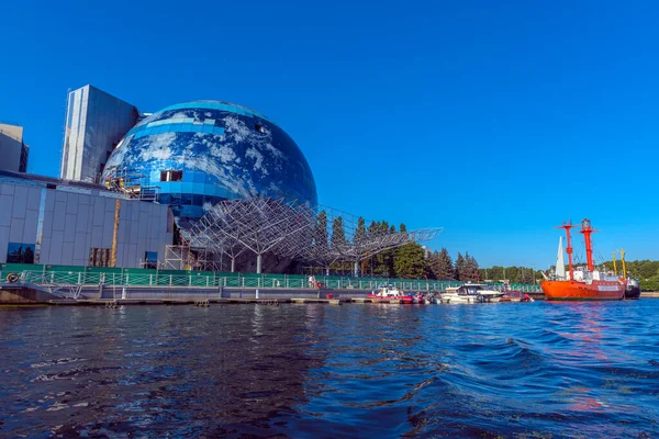 Kaliningrad Rússia 2020 Navio Flutuante Irbensky Amanhecer Aterro Frota Histórica — Fotografia de Stock