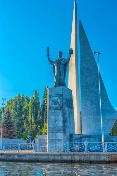 Ryssland Kaliningrad 2020 Monument Till Nicholas Undergöraren Vallen — Stockfoto