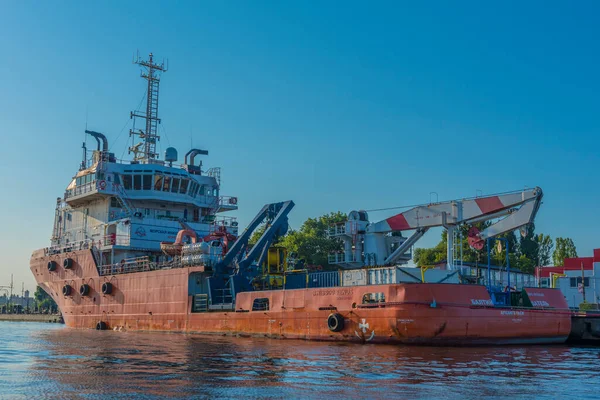 Россия Калининград 2020 Корабль Baltic Explorer Калининграде Калининград Россия — стоковое фото