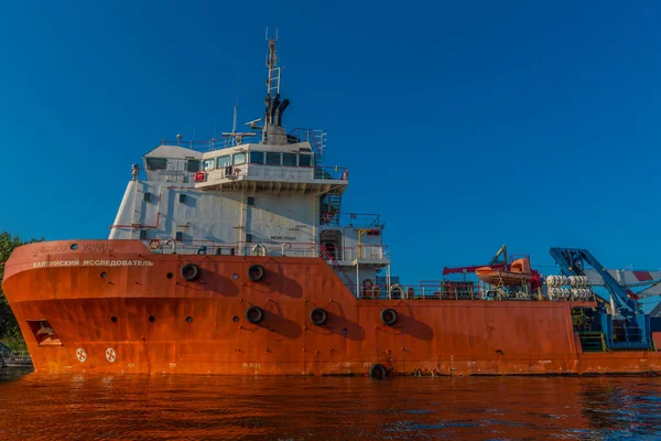 Ryssland Kaliningrad 2020 Ship Baltic Explorer Kaliningrads Hamn Kaliningrad Ryssland — Stockfoto