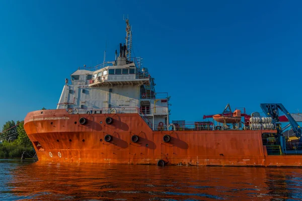 Ryssland Kaliningrad 2020 Ship Baltic Explorer Kaliningrads Hamn Kaliningrad Ryssland — Stockfoto