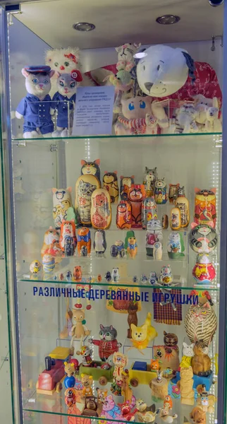 Zelenogradsk Rosja 2020 Muzeum Kotów Murarskich Kolekcja Kotów Artystycznych Wieży — Zdjęcie stockowe