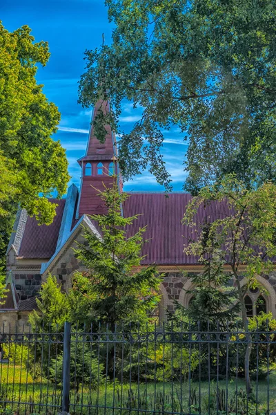 Amber Rusko 2020 Chrám Počest Kazaňské Ikony Matky Boží Letním — Stock fotografie