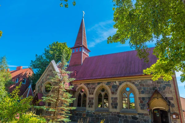 Amber Rusia 2020 Templo Honor Del Icono Kazan Madre Dios — Foto de Stock