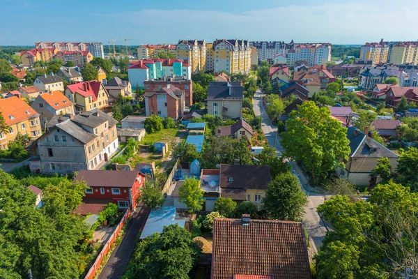 Zelenogradsk Rusya 2020 Şehir Merkezindeki Kulesinin Gözlem Güvertesinden Görülebilen Muhteşem — Stok fotoğraf