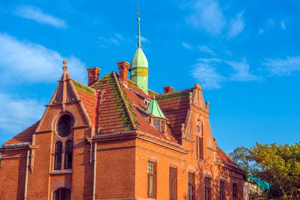 Rusko Zelenogradsk 2020 Domy Centru Zelenogradsk Letní Den — Stock fotografie