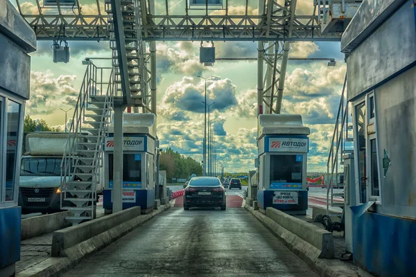 ロシア ボロネジ20 2020高速有料道路の支払いポイント — ストック写真