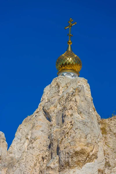 Voronezh Region Russia 2020 Klasztor Wniebowzięcia Wniebowzięcia Divnogorskiego Jaskiniowy Klasztor — Zdjęcie stockowe