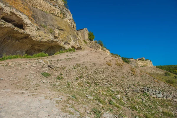 Krim Bachtschissarai 2020 Überreste Einer Mittelalterlichen Festungsstadt Nach Anderen Quellen — Stockfoto