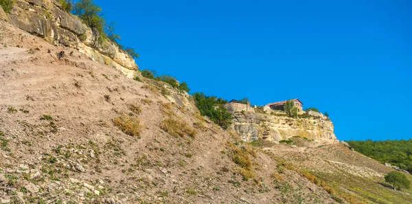 Crimée Bahchisaraï 2020 Les Restes Une Ville Forteresse Médiévale Selon — Photo