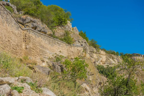 Krim Bakhchisarai 2020 Resterna Medeltida Fästningsstad Enligt Andra Källor Ett — Stockfoto