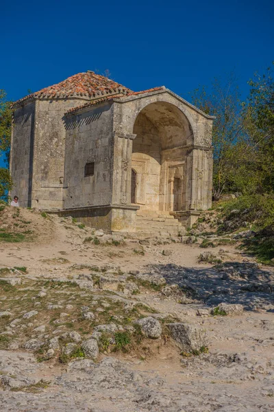 Krim Bakhchisarai 2020 Overblijfselen Van Een Middeleeuwse Vestingstad Volgens Andere — Stockfoto