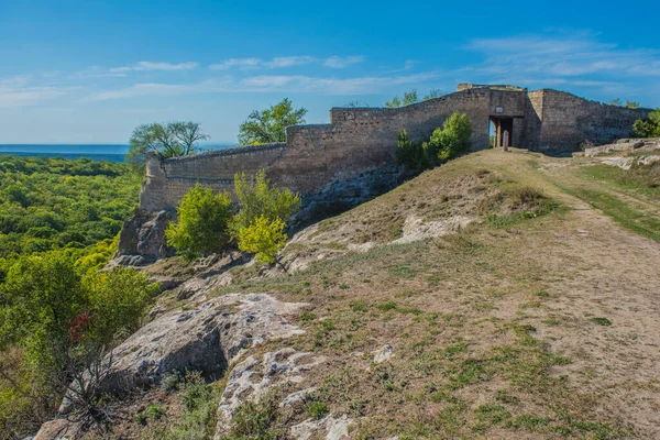 Krim Bakhchisarai 2020 Overblijfselen Van Een Middeleeuwse Vestingstad Volgens Andere — Stockfoto