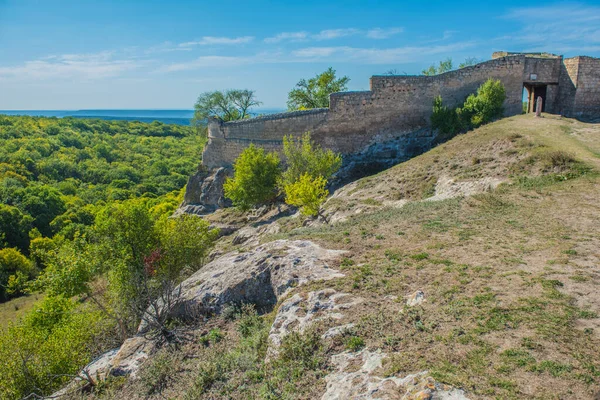 Crimée Bahchisaraï 2020 Les Restes Une Ville Forteresse Médiévale Selon — Photo