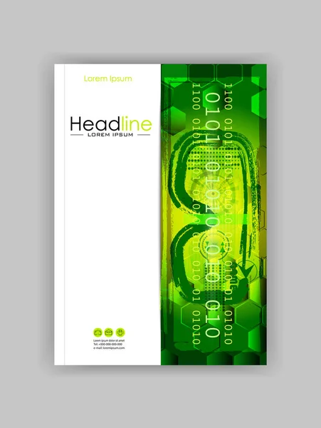Τεχνολογία Πανό Hud Gui Banner Σχεδιαστικά Στοιχεία Οθόνη Head Display — Διανυσματικό Αρχείο