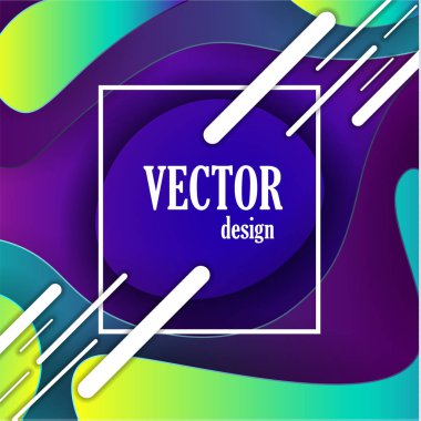 Modern afiş şablon. Minimalist tasarım. Geometrik minimalist. Vektör çizim.