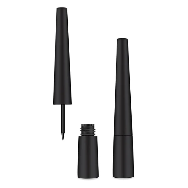 Eyeliner. Sıvı 3D liner. Kozmetik şablonu. Kadın kozmetik t