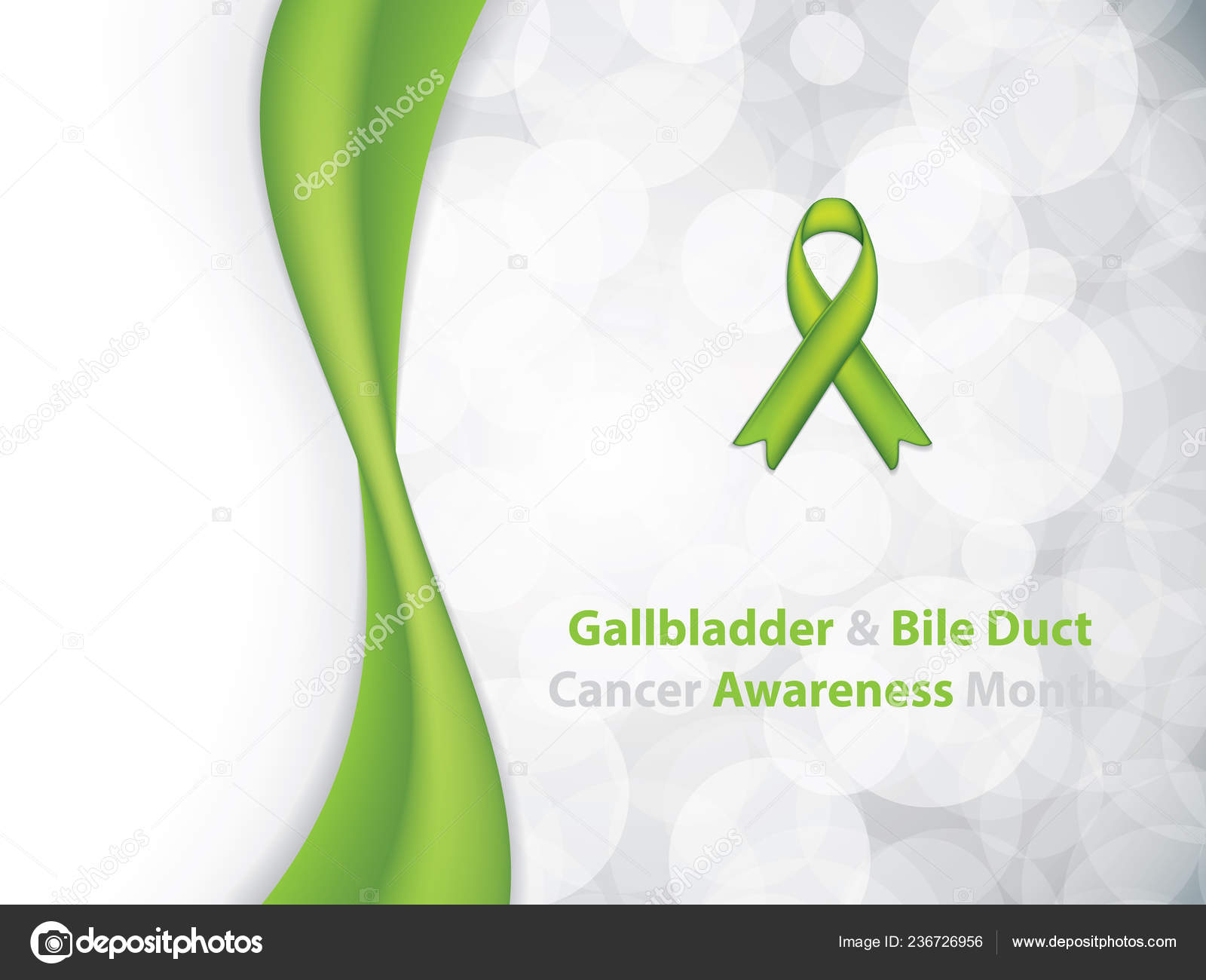 Gallbladder Bile Duct Cancer Awareness Month Cancer Ribbon Background