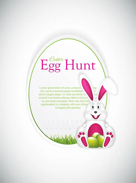 Easter egg hunt — Stock Vector