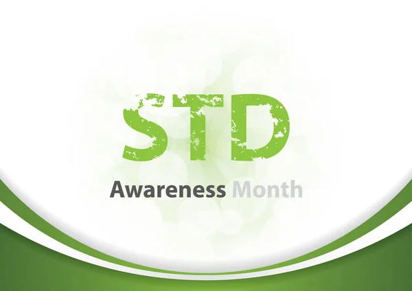 Std Awareness Month — Stockvector