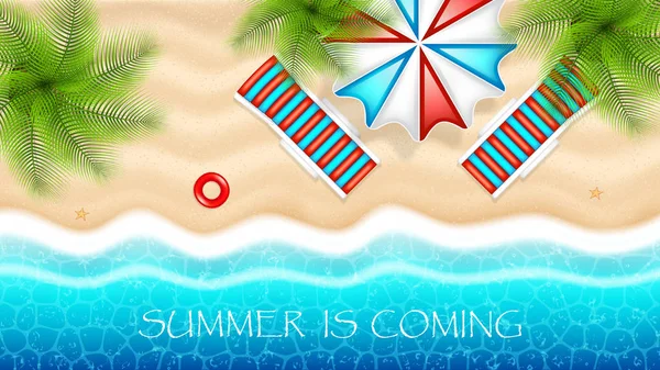 Αφίσα καλοκαίρι — Διανυσματικό Αρχείο