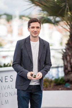 Cannes, Fransa - 15 Mayıs 2018: Topher Grace photocall 'Blackkklansman' için 71 yıllık Cannes Film Festivali sırasında katılır