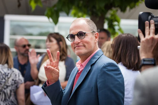 Cannes Francie Května 2018 Woody Harrelson Navštěvuje Sólo Star Wars — Stock fotografie