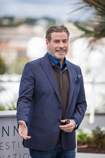 Cannes France May 2018 John Travolta Attends Photocall Rendezvous John — Stock Photo, Image