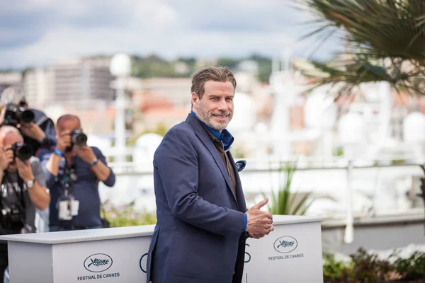 Cannes Francia Mayo 2018 John Travolta Asiste Fotoconvocatoria Del Rendezvous — Foto de Stock