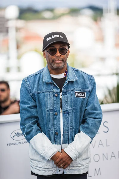 Cannes France Mai 2018 Spike Lee Nimmt Photocall Für Blackkklansman — Stockfoto