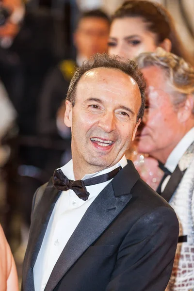 Cannes Frankrike Maj 2018 Roberto Benigni Sköter Screening Dogman Den — Stockfoto