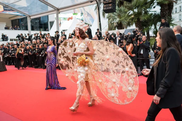 Cannes Francie Května 2018 Larisa Katz Účastní Promítání Kynolog Během — Stock fotografie