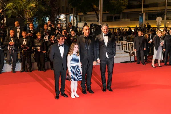 Cannes Francia Mayo 2018 Alida Baldari Calabria Marcello Fonte Director —  Fotos de Stock