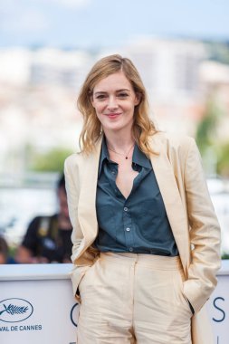 Cannes, Fransa - 18 Mayıs 2018: Kate Moran katılır 'Bıçak + kalp (BM Couteau Dans Le Coeur)' 71 yıllık Cannes Film Festivali sırasında Photocall