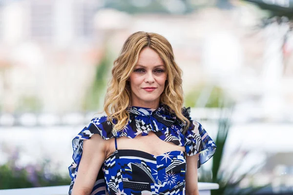 Cannes France Mai 2018 Actrice Vanessa Paradis Assiste Photocall Couteau — Photo