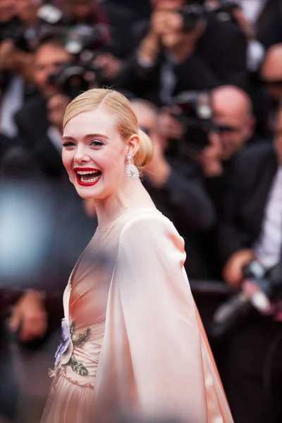 Cannes Francia Mayo 2019 Elle Fanning Miembro Del Jurado Asiste — Foto de Stock