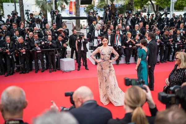 Cannes Francie Května 2019 Host Navštěvuje Zahajovací Ceremoniál Promítání Mrtvých — Stock fotografie