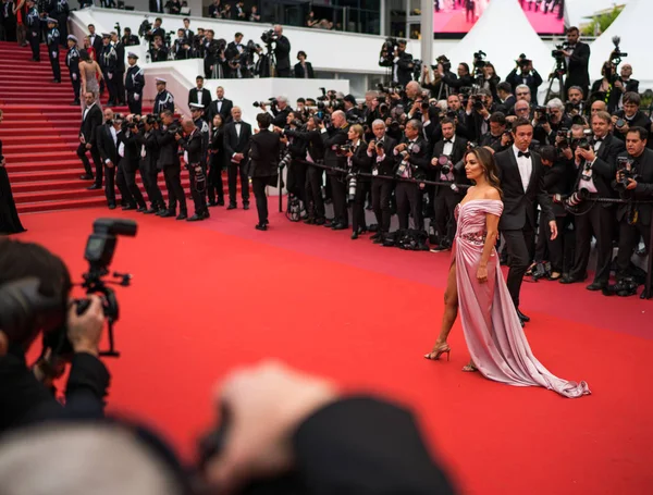 Cannes Frankreich Mai 2019 Eva Longoria Besucht Die Eröffnungszeremonie Und — Stockfoto