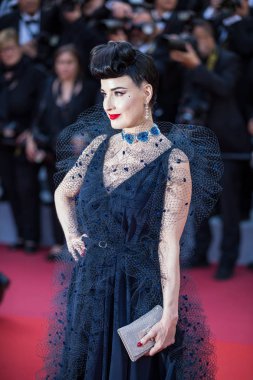 Cannes, Fransa - 16 Mayıs 2019: Dita von Teese 72.