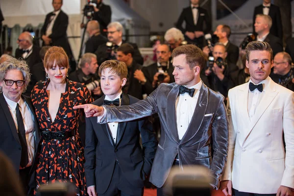 Cannes Frankrike Maj 2019 Richard Madden Och Taron Egerton Närvara — Stockfoto