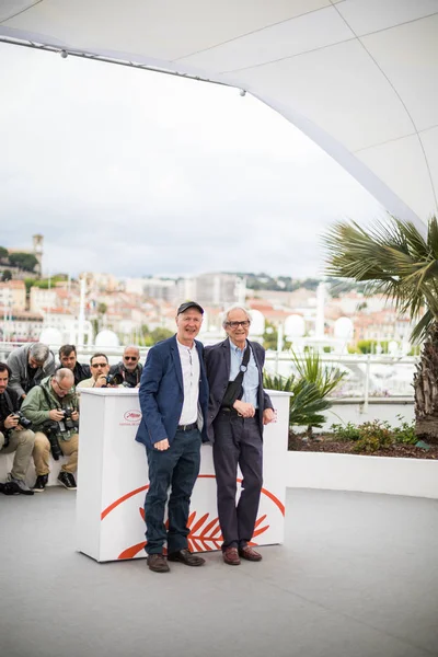 Cannes Frankrijk Mei 2019 Paul Laverty Ken Loach Bij Sorry — Stockfoto