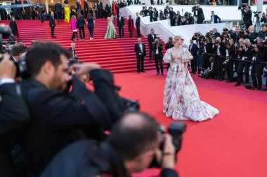 Cannes, Fransa - 15 Mayıs 2019: Elle Fanning 72.