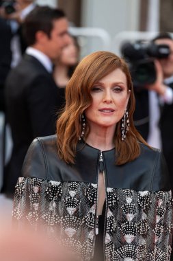 Cannes, Fransa - 15 Mayıs 2019: Julianne Moore 72.