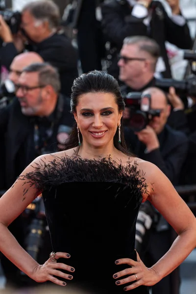 Cannes Francie Května 2019 Nadine Labaki Navštěvuje Promítání Les Miserables — Stock fotografie
