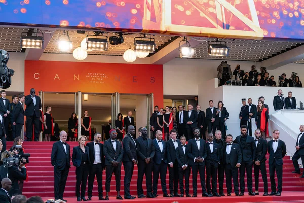 Cannes Frankreich Mai 2019 Thierry Fremaux Ladj Djebril Zonga Alexis — Stockfoto