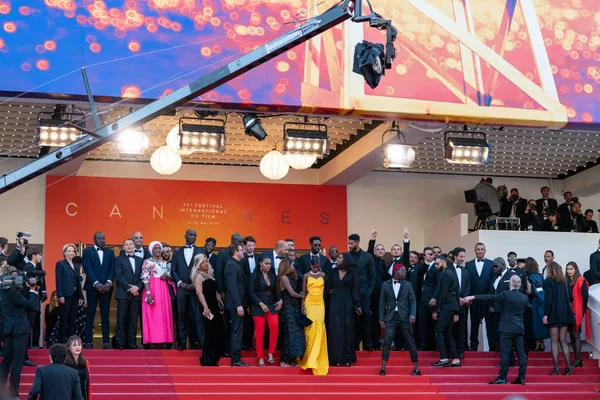 Cannes Frankrijk Mei 2019 Thierry Fremaux Ladj Djebril Zonga Alexis — Stockfoto