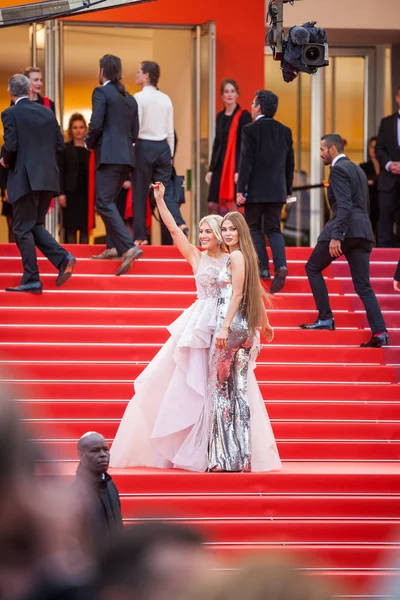 Cannes Francja Maja 2019 Viktoria Bonya Bierze Udział Projekcji Ból — Zdjęcie stockowe