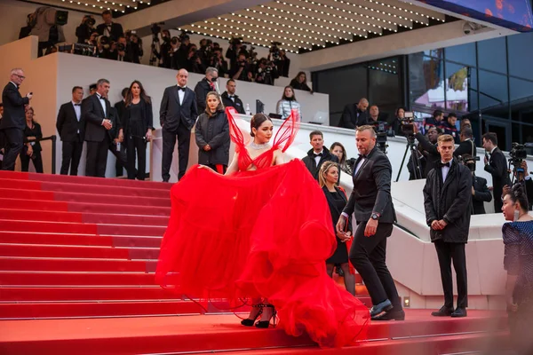 Cannes Francia Maggio 2019 Araya Hargate Partecipa Alla Proiezione Dolore — Foto Stock